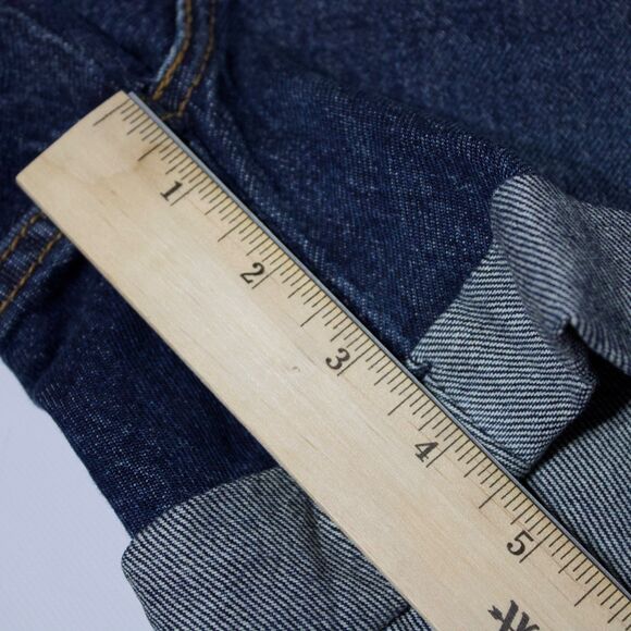 NWT $69.50 Levi's Premium Rolled '80s Mom Shorts Dark Wash Women Size 26 (B5) - Picture 14 of 16